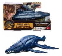 Mattel Action Figure Jurassic World Brachauchenius – Chomp, Light-Up, Roar, Scan Code JKL79