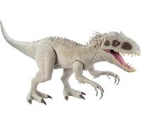 Jurassic World Dinosaur Camp Cretaceous Super Colossal Indominus Rex 18-in High & 3.5 Ft Long /45.72 x 104.14-cm, Movable Arms & Legs, Swallows 20 Mini Action Figures, 4 Years Old & Up