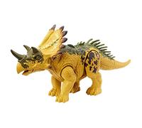 Jurassic World Dinosaur Toys with Roar Sound & Attack Action, Wild Roar Posable Figures, Physical & Connected Digital Play, HLP19