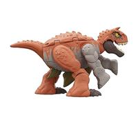 Jurassic World Dinosaur Transforming Toy, 11 Step Carnotaurus to Stegosaurus Double Danger 2 in 1 Toy, Fierce Changers, HLP07