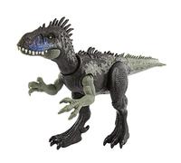 Jurassic World Dominion Dinosaur Figure Dryptosaurus Wild Roar with Sound and Attack Action, Medium Size Posable, Toy Gift with Connected Digital Play, HLP15