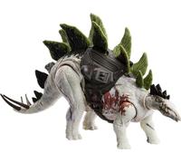 Jurassic World Dominion Dinosaur Figure Gigantic Trackers Stegosaurus with Attack Motion & Tracking Gear, Toy Gift with Physical & Digital Play , HLP24