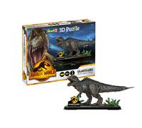Revell 3D Puzzle 00240 Jurassic World Dominion - Giganotosaurus 60 Pieces, Highly Detailed, With Diorama Base, 43cm in length, Fun & Easy To Build