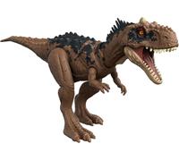 Jurassic World Dominion Roar Strikers Rajasaurus Dinosaur Action Figure with Ro