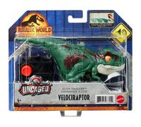 Jurassic World Dominion Uncaged Click Tracker Dinosaur Toy 17cm - Velociraptor