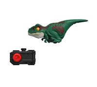Jurassic World Dominion Uncaged Click Tracker Velociraptor Dinosaur Action Figure, Toy Gift with Interactive Motion and Sound, Clicker Control