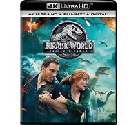Jurassic World Fallen Kingdom 4k Uhd+Bluray 2018 Region Free Available Now!!!