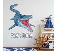 Jurassic World : Fallen Kingdom Mosasaurus Personalised Dinosaur Wall Mural Vinyl Art Decal Sticker (60cm)