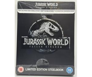 Jurassic World: Fallen Kingdom THIS HAS THE LOT,4K,3D BLU RAY,BLU RAY & DOWNLOAD