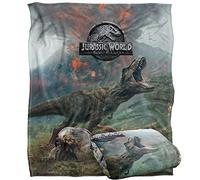 JURASSIC WORLD FALLEN KINGDOM TREX POSTER Silky Touch Super Soft Throw Blanket 152 x 127 cm