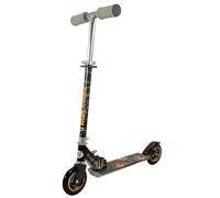 Jurassic World Folding Kids Inline Scooter | Childrens Boys or Girls Fully Licensed Deck Ride Two Wheel | Adjustable Handlebar