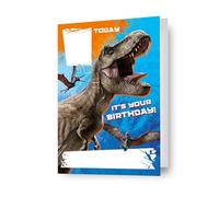 jurassic world, generic, birthday card