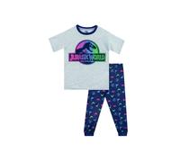 Jurassic World Girl's Dinosaur Pyjamas in Grey | Size: 11-12 Years Jurassic World Grey 11-12 Years