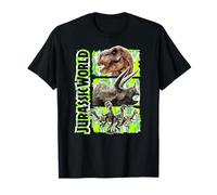 Jurassic World Green Camo Dinosaur Trio T-Shirt