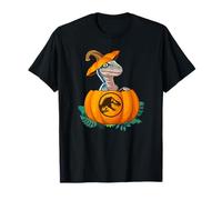 Jurassic World Halloween Dinosaur Pumpkin Logo T-Shirt