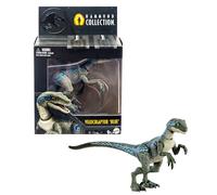 Jurassic World Hammond Collection Velociraptor Blue Dinosaur Figure, Premium Design & Articulation, Collectible Toy, HTV62