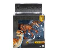 Mattel Jurassic World Hammond Collection Dinosaur Action Figure Toy, Atrociraptor Tiger, Premium Movie Design Glass Eyes & 13 Points Articulation, JDJ09