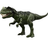 Jurassic World Roar Attack Ceratosaurus - Dinosaur Figure with Movable Joints - Strike Action - 3 Sound Levels - App Compatible - Gift for Kids 4+ - HCL92