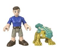 Jurassic World Imaginext Camp Cretaceous Bumpy & Ben Figure Ankylosaurus Bumpy