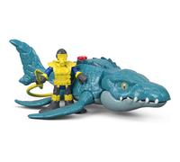 Jurassic World Imaginext Figure Mosasaurus & Diver Fisher-Price New Kids Toy