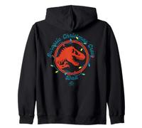 Jurassic World Jurassic Christmas Crew Dad Zip Hoodie
