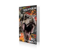 JURASSIC WORLD JW013 Nephew Birthday Card