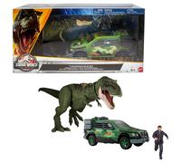Jurassic World Legacy Collection Tyrannosaurus Rex Ambush Pack Toy Vehicle and Action Figure Set