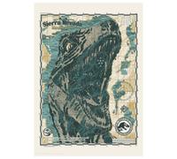 Jurassic World Limited Edition A3 T-Rex Art Print Jurassic World Multicolor A3
