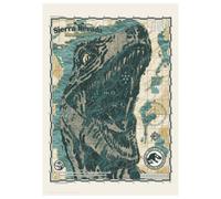 Jurassic World Limited Edition A3 T-Rex Art Print Multi A3