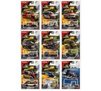 Jurassic World Matchbox Legacy Collection Die-Cast Vehicles Set, 9 Pack with Mercedes, Ford, Jeep Models, Ages 3+ JGL59-956B