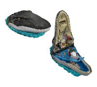 Jurassic World Mattel Jurassic World Rebirth Deluxe Mosasaurus Playset with 7 Interactive Features, 7 Sound Effects & 6 Micro Figures, Folds Up to Car