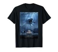 Jurassic World Mosasaurus Movie Poster T-Shirt