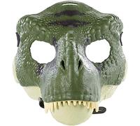 Jurassic World Movie-inspired Dinosaur Mask with Opening Jaw, Realistic Texture and Color, Eye and Nose Openings and Secure Strap; Ages 4 and Up,Multi,5 x 5 x 5 inches