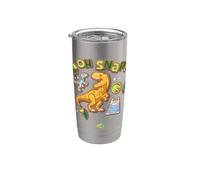 Jurassic World Oh Snap Dino Cookies Stainless Steel Insulated Tumbler