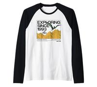 Jurassic World Pteranodon Exploring Raglan Baseball Tee