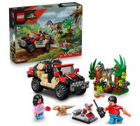 LEGO® Jurassic World Raptor Off-Road Escape Velociraptor Toy Dinosaur 76972