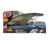 Jurassic World Rebirth Bite 'N Blast Dinosaur Action Figure Mosasaurus NEW