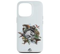 Jurassic World Rebirth Circle Logo Dinosaurs Case for iPhone 13 Pro