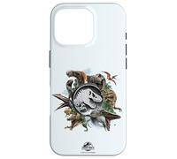 Jurassic World Rebirth Circle Logo Dinosaurs Case for iPhone 16 Pro