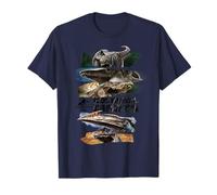 Jurassic World Rebirth Colossal Giants Panel T-Shirt