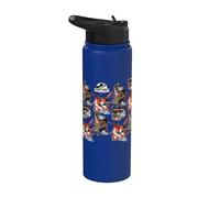 Jurassic World Rebirth Covert Mission All-Over Print Stainless Steel Insulated Water Bottle