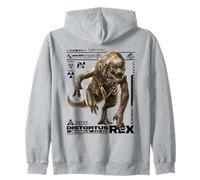 Jurassic World Rebirth Distortus Rex InGen Species File Zip Hoodie