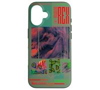 Jurassic World Rebirth Distortus Rex Neon Hybrid Case for iPhone 16