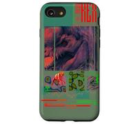 Jurassic World Rebirth Distortus Rex Neon Hybrid Case for iPhone SE (2020) / 7/8