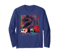 Jurassic World Rebirth Distortus Rex Neon Hybrid Long Sleeve T-Shirt