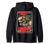 Jurassic World Rebirth Distortus Rex Worst Of The Worst Zip Hoodie