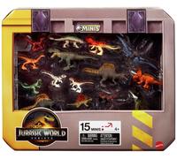 Jurassic World Rebirth Minis Pack, 15 Mini Dinosaur Figures