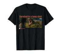 Jurassic World Rebirth Survival is A Long Shot T-Rex Frame T-Shirt