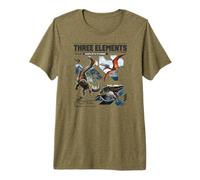 Jurassic World Rebirth Three Elements One Adventure Premium T-Shirt