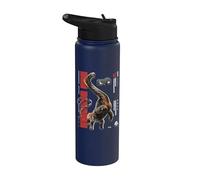 Jurassic World Rebirth Titanosaurus DNA Division Stainless Steel Insulated Water Bottle